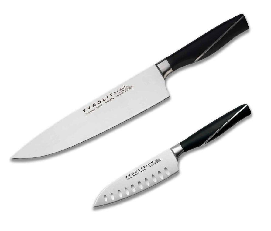 TYROLIT Life Iceline Messerset Beginner mit Kochmesser und Santoku II