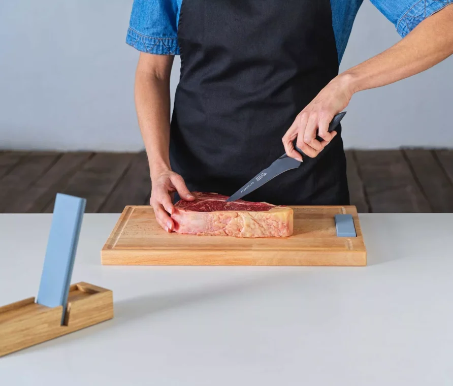 TYROLIT Life Darkline Meat Cut Messer Fleisch schneiden